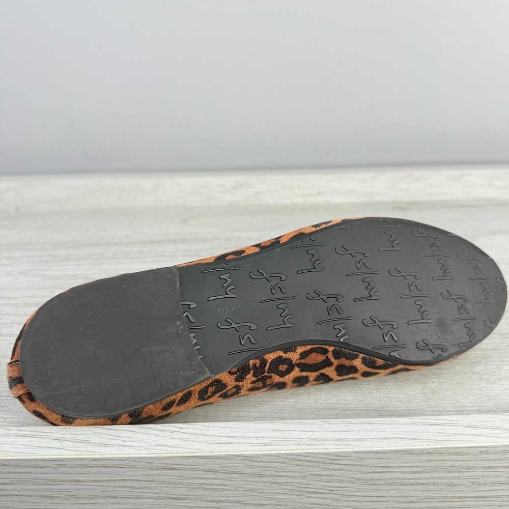 FS/NY French Sole Jigsaw Leopard Print Scalloped Flats size 8 - Picture 10 of 14